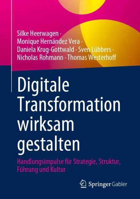 Buchcover Digitale Transformation wirksam gestalten von Springer Gabler